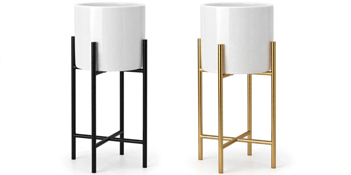 Soporte elevado para macetas