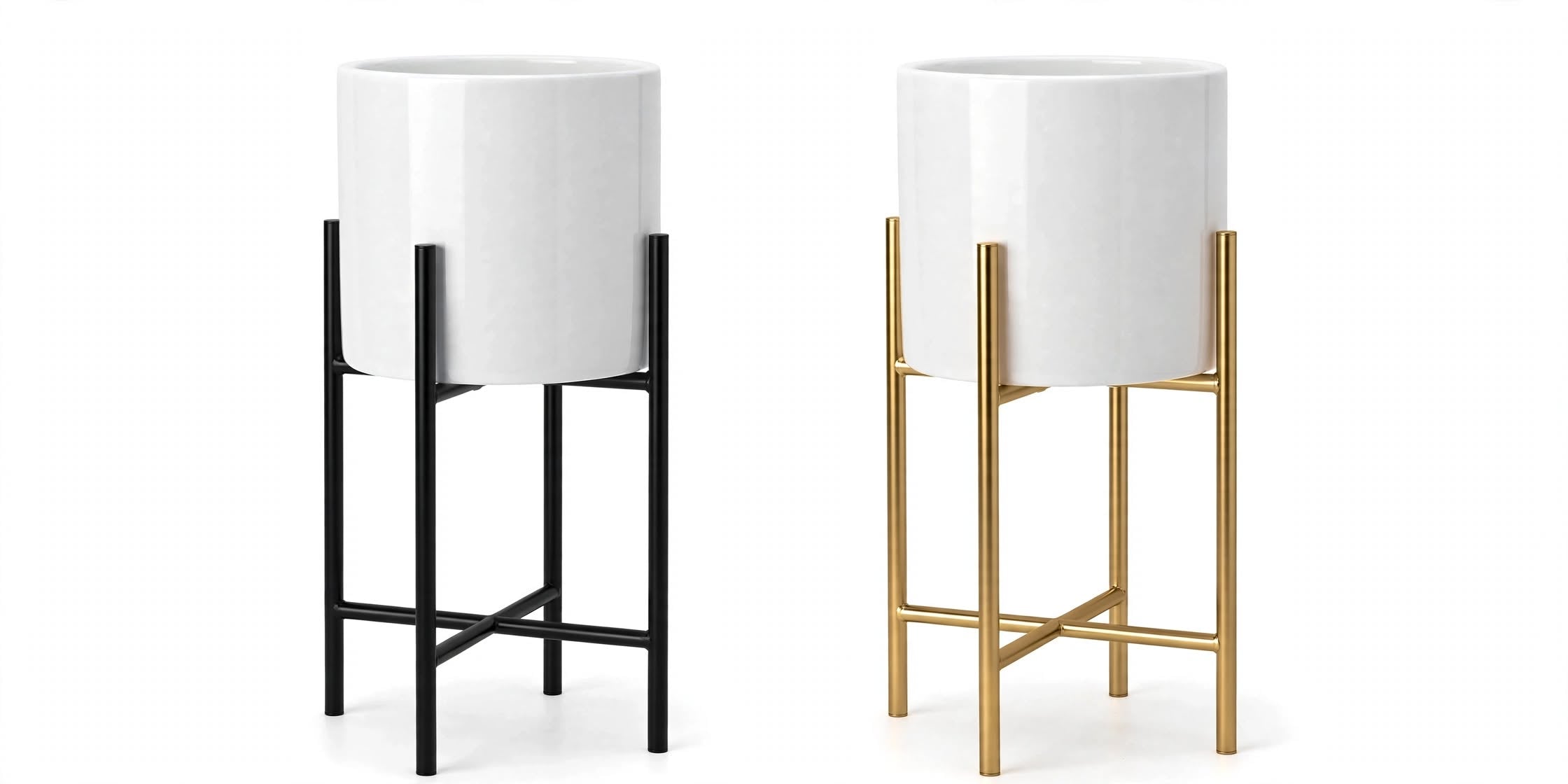 Soporte elevado para macetas